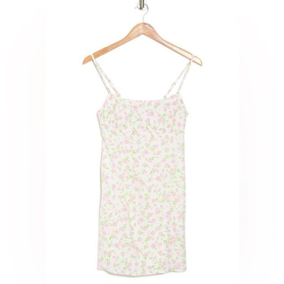 NWT Elodie Mini Dress Floral Women Size Large - Picture 1 of 13